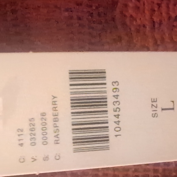 Anthropologie En Elly Velvet Scallop Top In Raspberry (New w/Tags) - Picture 8 of 8